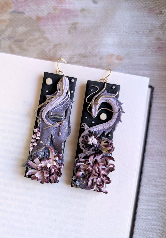 He is the dragon - earrings